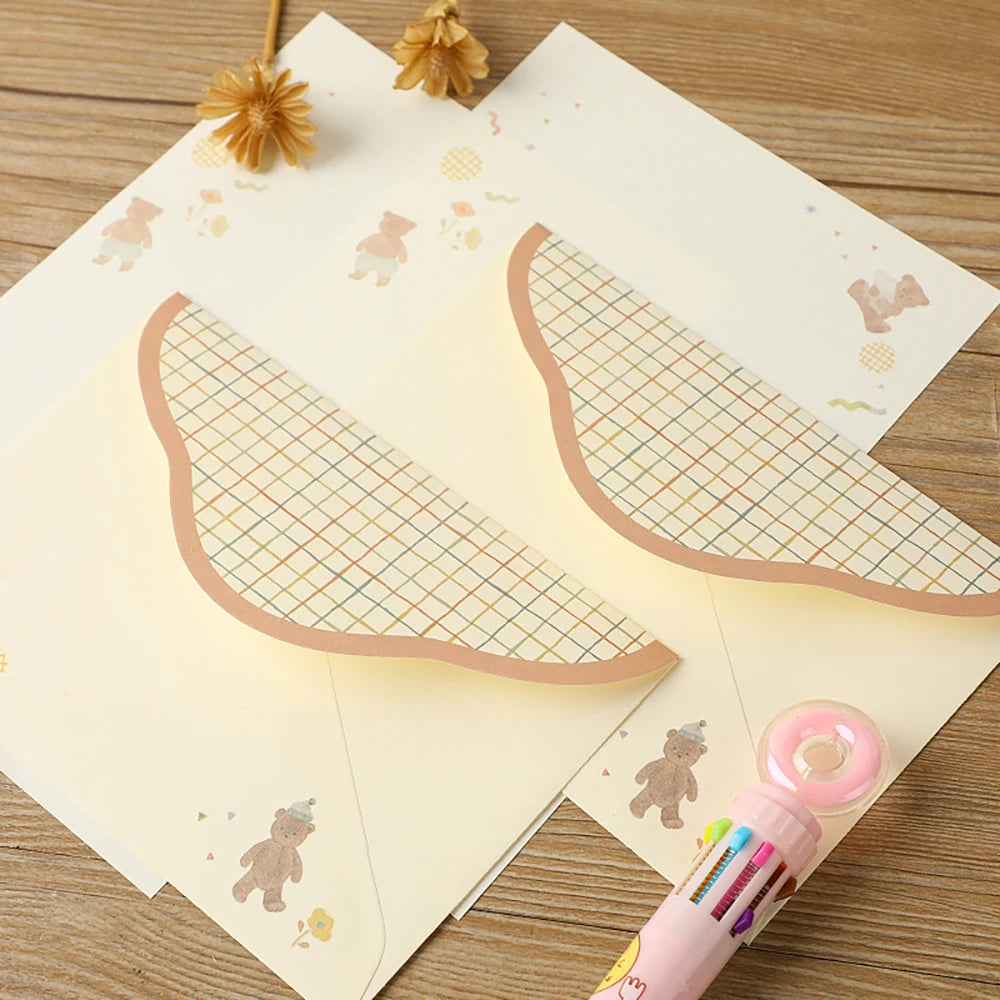 Creative and Beautiful Japanese Graffiti Letter Wholesale Exquisite Cute Cat Set Small Envelope