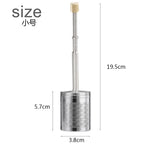 Tea/Coffee Press Type Infuser, Extra Fine Mesh Tea Strainers for Loose Tea Coffee, Stainless Steel Strainer with Extended Handle