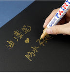 1/3/6/12 Colors Permanent Paint Marker White/Gold/silver Markers for Car Tire Tread Rubber Fabric Paint Metal Paint Marker Pens