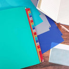 10/21 PCS Binder Dividers, Number 1-10, Letter A-YZ Label Notebook Dividers, Suitable for 2/3/4/11 Ring Binders.