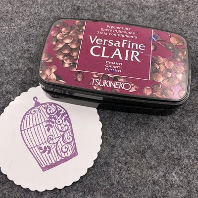 Quick Dry Detail Ink Pad DIY Making Greeting Cards Smearing Stamps Tsukineko VersaFine CLAIR