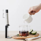 CAFEDEKONA Handheld Portable Electric Milk Frother, Mini Hand Mixer for Home Outdoor Barista Latte Art, AA Batteries Included