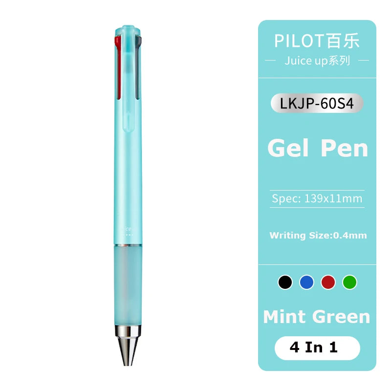 Japan Pilot Modular Pen Juice Up 3/4 Color 0.4mm Ultra-fine Gel Pens, Water-base Smooth Writing Versatile Stationery Aacsesories