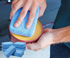 SEAMETAL 8-13pcs Microfiber Car Wax Applicator Pads Soft Auto Detailing Wax Sponge Set Car Paint Care Polishing Cleaning Pads
