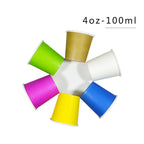 4oz disposable cups thick tasting concentrated color tasting cup coffee paper cup for coffee 100ml paper cup
