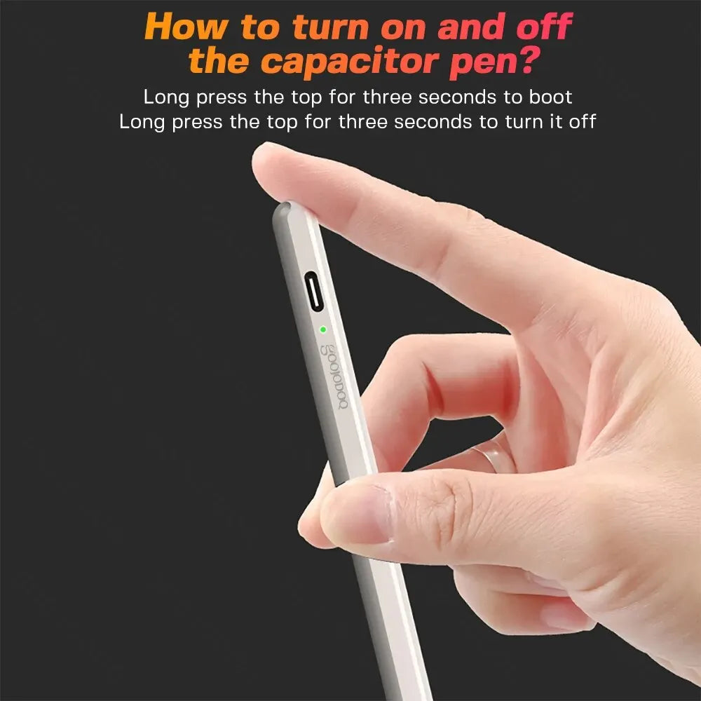 For iPad Pencil Apple Pen Stylus for Apple Pencil 2 1 for iPad Air 4 2021 Pro 11 12.9 2020 Air 3 10.5 2019 10.2 Mini 5 Touch Pen