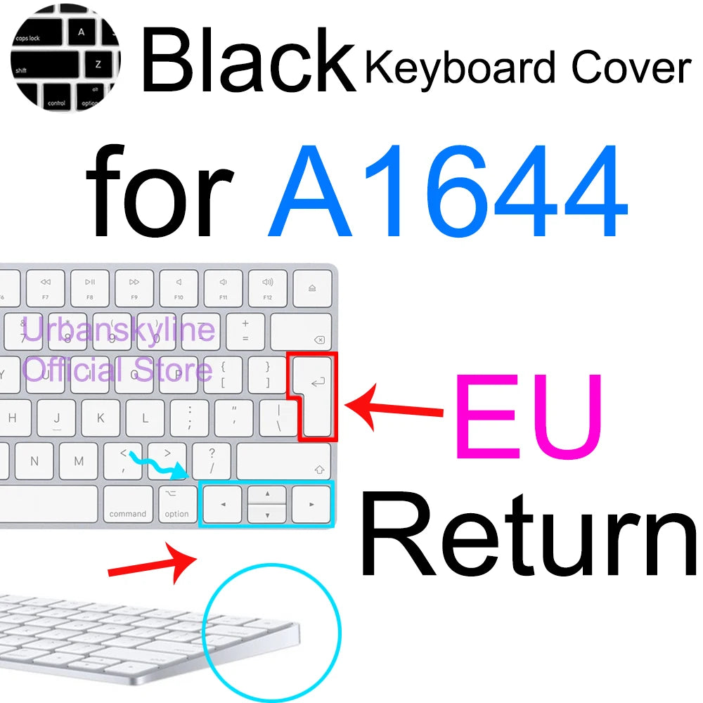 Keyboard Cover for iMac Magic A2449 A2450 A2520 A1644 A1843 A1314 A1243 Bluetooth Silicone Protector Skin Case for Apple G6