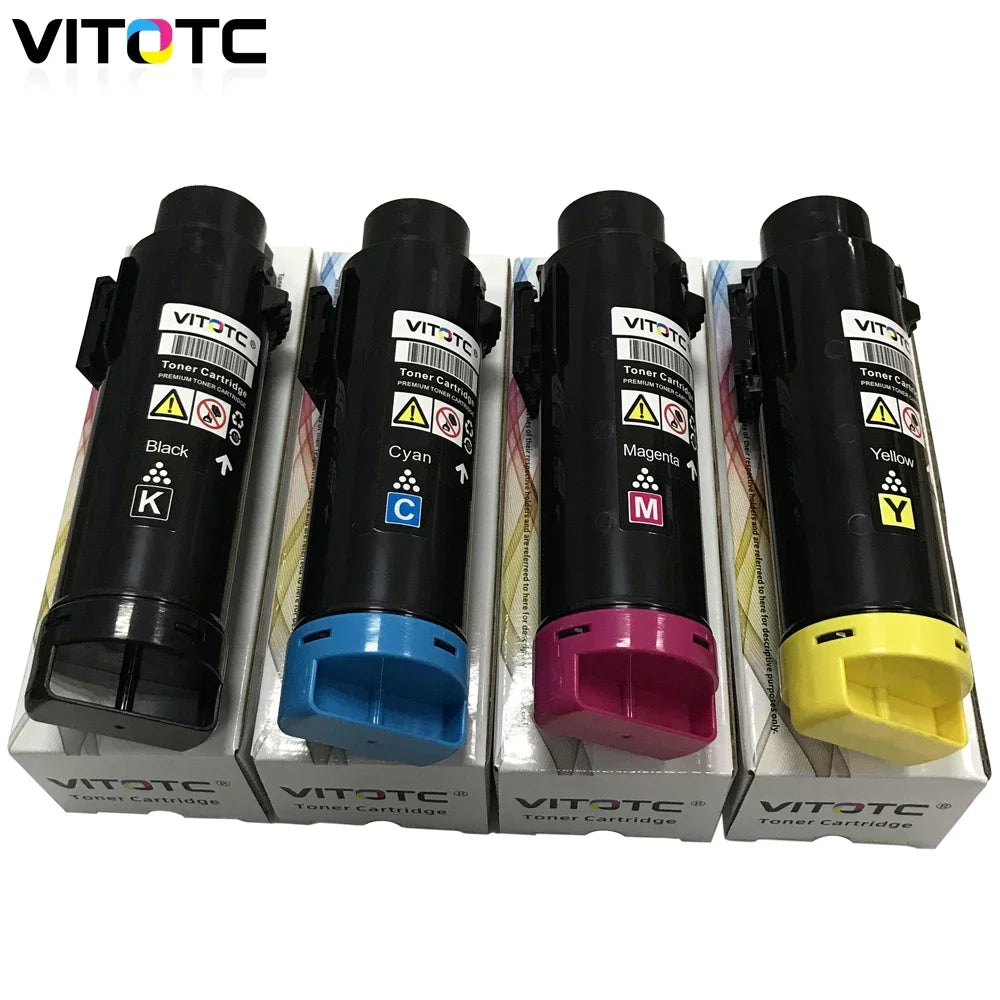 4PCS Color Toner Cartridge Compatible For Xerox Phaser 6510 WorkCentre 6515 V N DN DNI Extra High Capacity