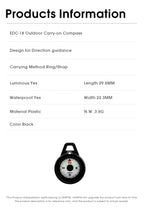 Kanpas EDC Outdoor Compass with Luminous / High Quality Compass / Outdoor Compass / Adventure Compass / K18 / K25
