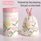 Lavender Trash Bags 100 Pack Thickened Lavender Scented Drawstring Trash Bags High-Density Polyethylene Large Size Multipurpose