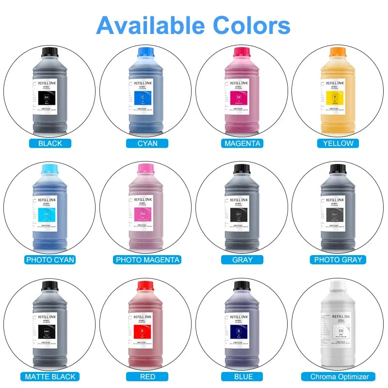 For Canon PFI1700 PFI-1700 1000ML Pigment Ink PFI-57 PFI 2700 3700 PFI-1000 PRO-520 540 540s 560s 2000 4000 PRO-6000 PRO-6100
