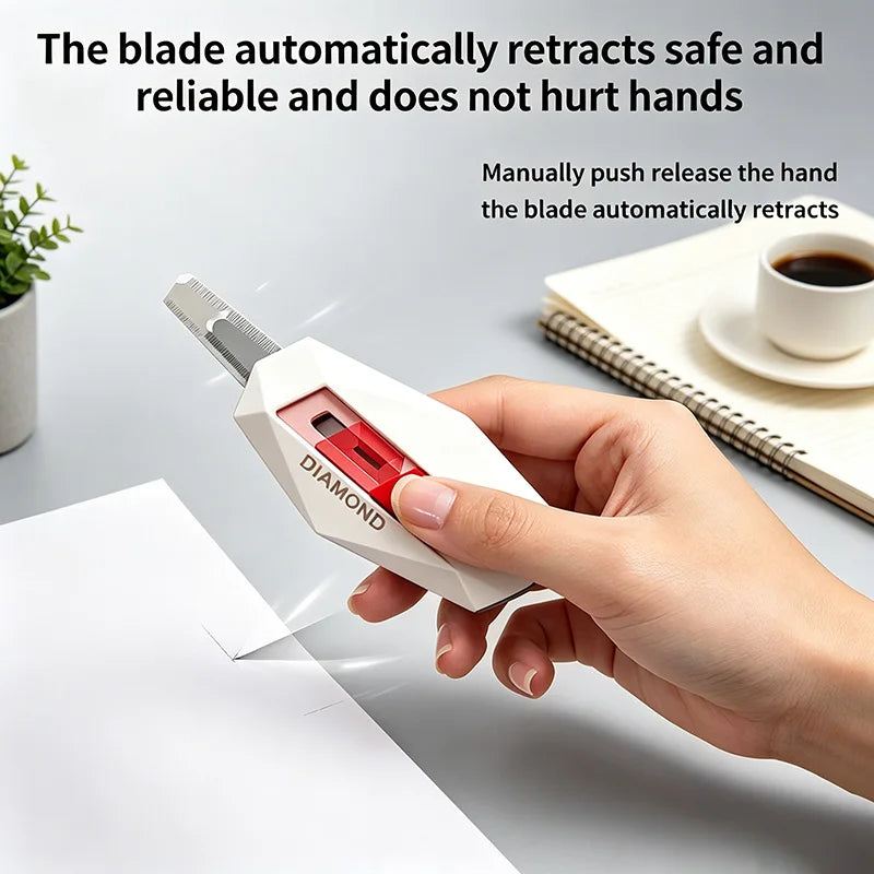 Box Opener Cutter Letter Envelope Opener Cute Magnet Knife Letter Openers Cute Mini Letter Brief Opener Box Cutter MGD03
