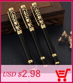 1 PC High Quality Luxury Full Metal Ballpoint Pen Silver Plating Ball Pens Business Writing Signing School Office Supplies 03733