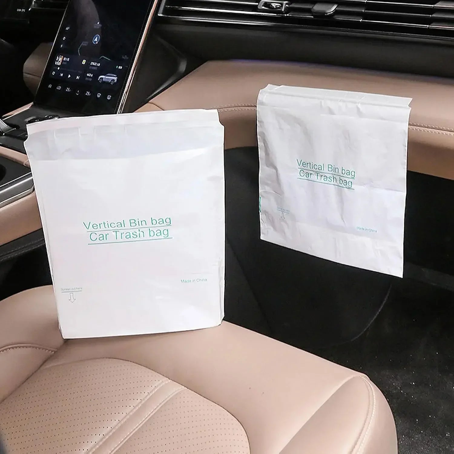 Self-Adhesive Disposable Trash Bag Thicken Waterproof Garbage Bag Leak-Proof Rubbish Storage Bag for Car/Home/Office