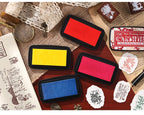 Multicolor Self-Inking Stamp Ink Pad for Planners Art Scrapbooking Student School Supplies Colorful Stationery Accessories