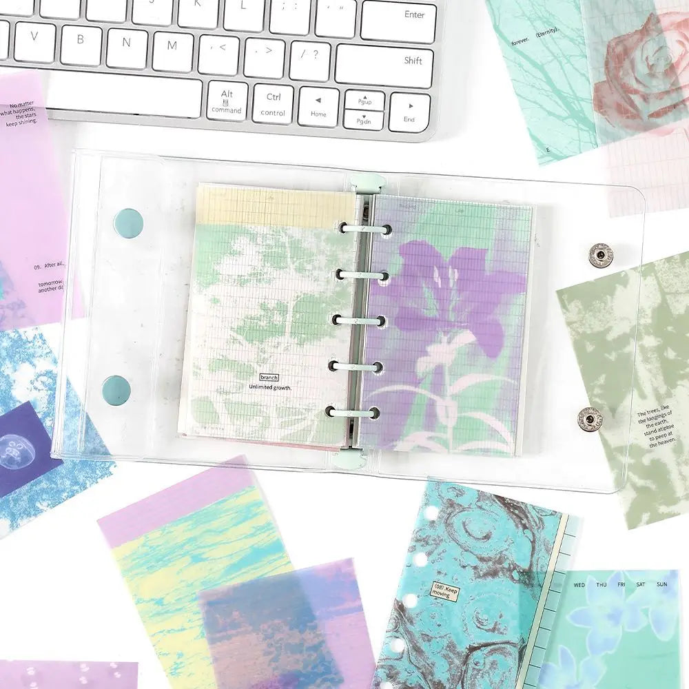 10pcs/lot Memo Pads Material Paper  slow start to the season Collection Journal Scrapbooking paper  Background Decoration Paper