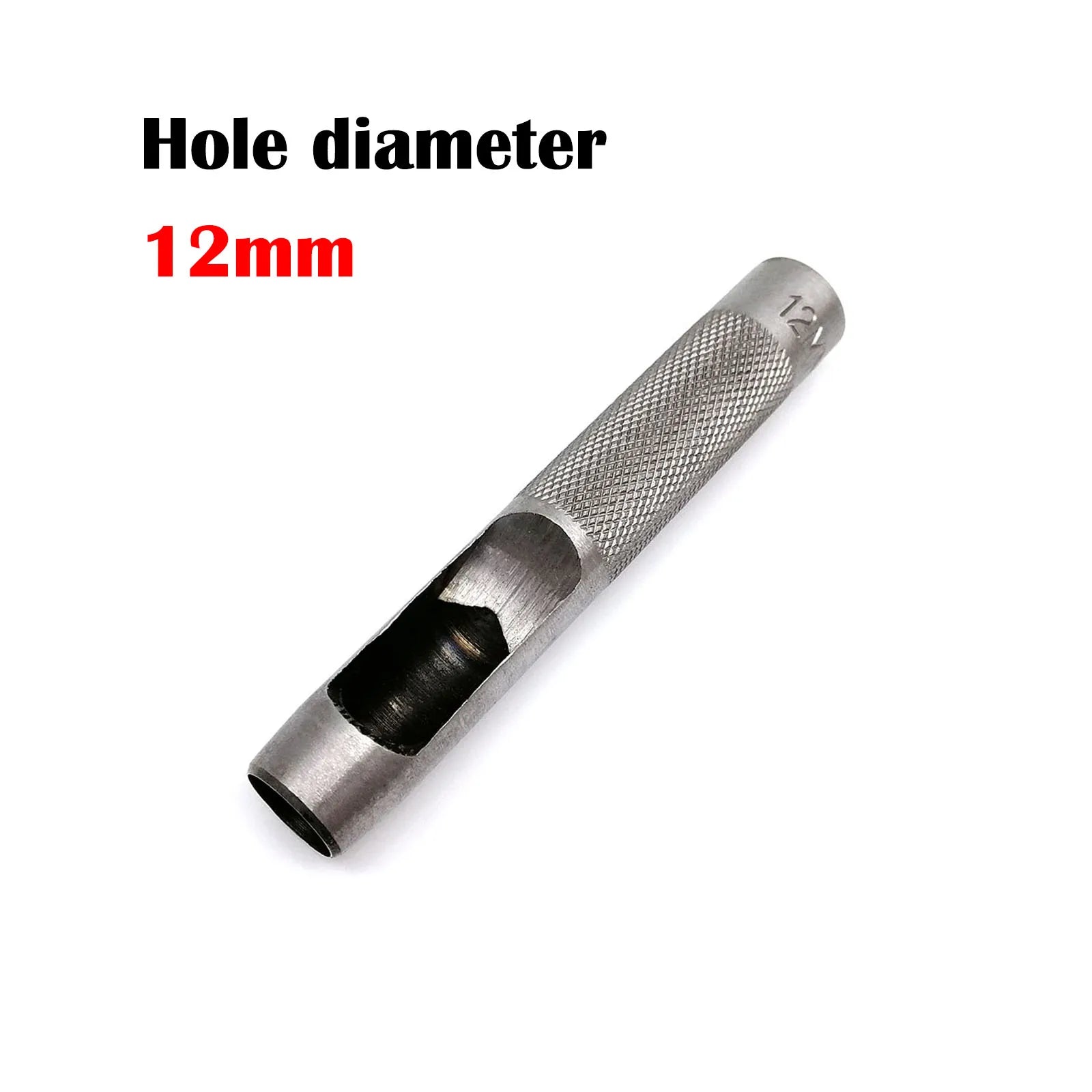 High Quality Steel 1mm 2mm 3mm 4mm 5mm 6mm 8mm to 20mm Round Hole Punch Tool Hollow Cutter for Leather Craft Belt Bag Clothing