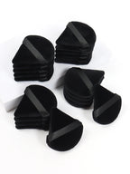 Reusable Black Triangle Velvet Powder Puff Soft Facial Blending Sponge, Multipurpose Foundation Cosmetic Sponge for Daily Makeup
