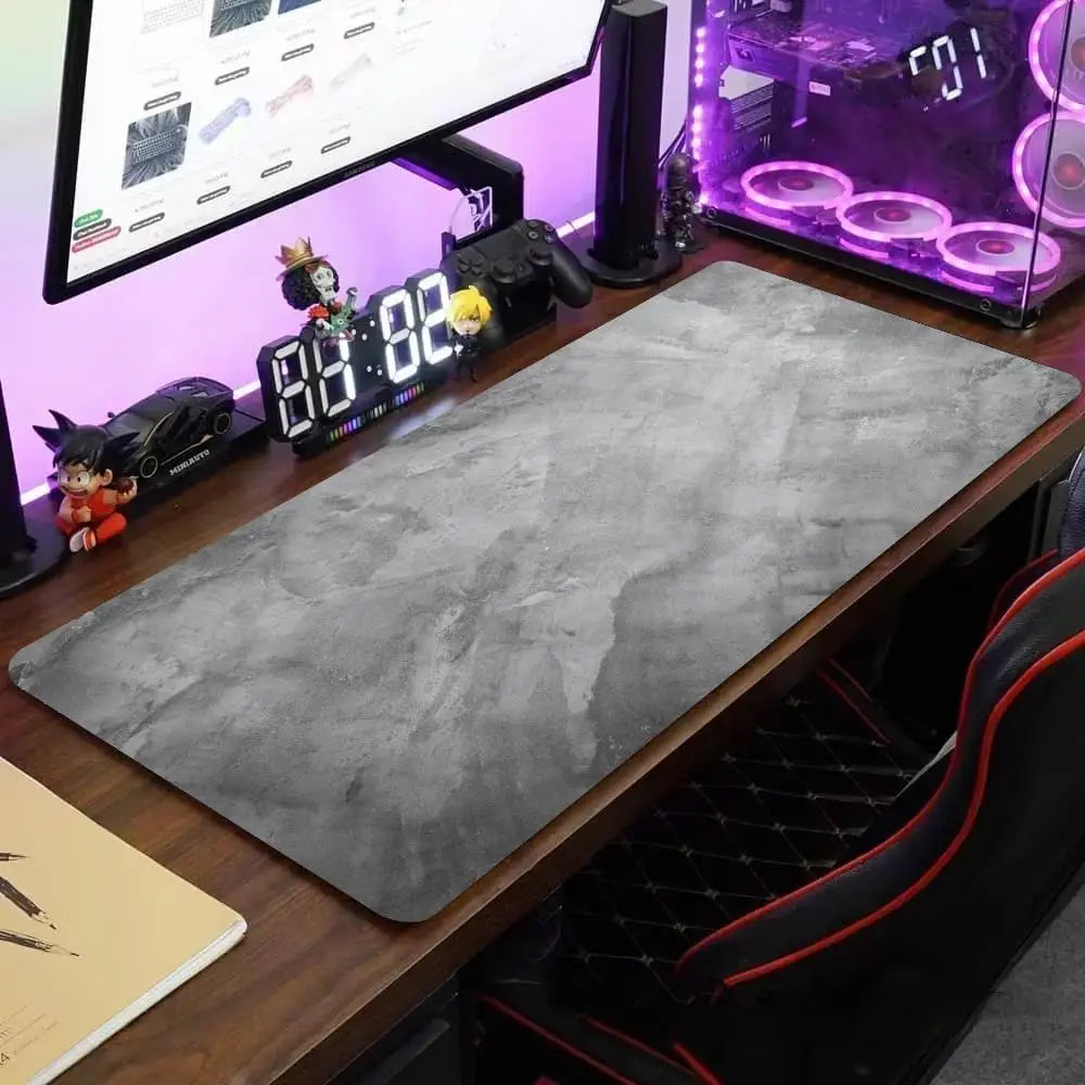 Grey series Mouse Pad Large Computer Office Game Table Mats XXL Rubber Anti-slip Gaming Keyboard Mousepads Long Desk Pads