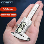 0-50MM Digital Caliper with Metal Screen  Portable Digital Wear Resistance Rust Industrial Measuring Tool