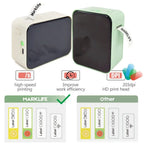 MarkLife M1 Mini Portable Thermal Printer Wireless Bluetooth-compatible Label Tag for Home Office Labeling Sticker Machine