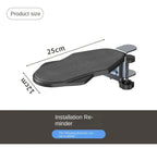 Foldable Ergonomic Computer Desk Arm Rest Pad Wrist Rest Support For Keyboard Armrest Extender Rotating Mouse Pad Holder Rack