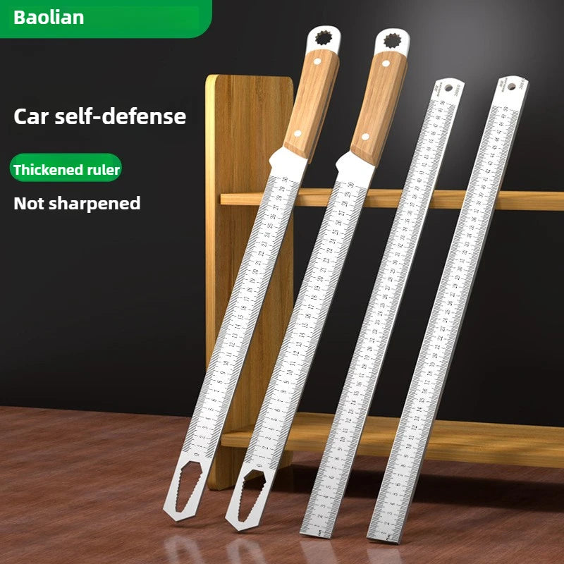 Portable Stainless Steel Metal Straight Ruler Precision Double Sided Precision Measuring Tool Scale Metric Ruler Accessories