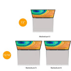 Microfiber Dustproof Cleaning Cloth Notebook Keyboard Protection Cover Laptop Screen Cleaning Cloth For MacBook 13/14/15/16 Inch