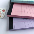 A5 Draft Notebook SImple Lined Tearable Sticky Notes Memo Book Portable Notebook with Tearable Paper