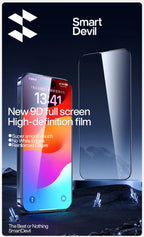SmartDevil Full Cover Tempered Glass for iPhone 17 17Pro Max 16ProMax 16Pro Screen Protector for iPhone 15Pro HD Anti-blue Light