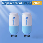 2 in 1 Thermal Paper Correction Fluid with Unboxing Knife Durable Home Anti Peep Identity Protection Fluid Eraser Stamp