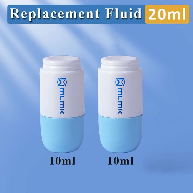2 in 1 Thermal Paper Correction Fluid with Unboxing Knife Durable Home Anti Peep Identity Protection Fluid Eraser Stamp