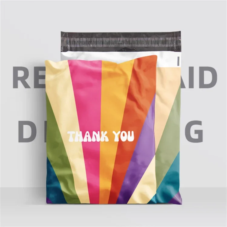 Poly Mailer Adhesive Envelope Courier Print Bag DIY Lady Panties Dress T-shirt Wedding Xmas Gift Box Packaging Pouches