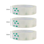1-10PCS Strong Sticky Transparent Tape Invisible Adhesive Packing Tapes Wrapping Clear Tape Home Office School Supplies