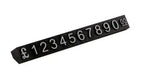 10pcs 9x6mm Adjustable Dollars Number Stand Watch Labels Cube Price Tags