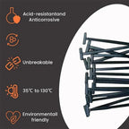 Self-Locking Nylon Universal Cable Tie Buckle Premium Plastic Wire Ties Heavy Duty Cable Fixed Strap for Mudguard Cable Clips