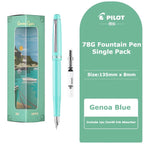 Pilot 78G Luxury Fountain Pen Set,22K Gold-Plated Nib Smooth Writing EF/F/M Calligraphy Pen Perfect Gift for Writer&Professional