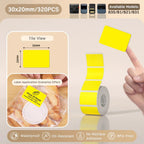NIIMBOT B21/B203/B3S Colored Label Machine Printing Paper Self Adhesive Label Waterproof Oil Resistant Tear Resistant Label