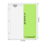A5 3 Ring PU Leather Binder Kpop Photo Album Refill Pocket 1/2/4/6 3 Inch Photocard Sleeves PVC Free Postcard Collect Book Retro