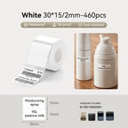 1 Roll NIIMBOT White/Cold Thermal Adhesive Label for B1 B21 B3S B31 B4 Anti-Oil Tear-Resistant Price Tag Home Bussiness Use