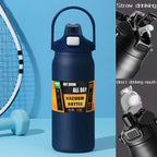 Stainless Steel Thermo Bottle 1.5L Large Capacity Thermo Water Portable 1500ml Vacuum Mug Thermos Insulated Cup 1L Tumbler