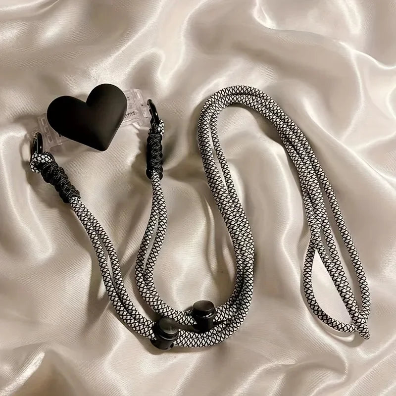 Mobile Phone Lanyard with Back Clip Mobile Phone Case Back Clip Lanyard Adjustable Mobile Phone Back Clip Long Rope