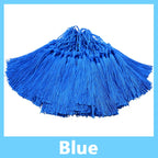 100pcs/Pack 13cm Tassel Silk Fringe Silky Floss Bookmark Tassels Mini Tassels for DIY Craft Jewelry Making Souvenir Bookmarks