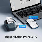 Niimbot B1 Mini Bluetooth Thermal Label Printer Portable Self-Adhesive Sticker Maker, Pocket Thermal Label Machine, Compatible With Mobile Phone & PC, Ideal For Home Office School Small Business Organization