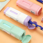 M&G Rubber Pencil Sharpener 2-in-1 Pencil Sharpener Single Hole with Rubber Eraser Not Leave Marks Eraser with Pencil Sharpener