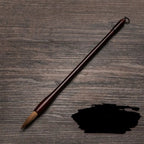 Ancient Oil Watercolor Chinese Calligraphy Brush Wolf Hair Wood Scriptures Writing Brush Oil Painting Art Paint Brush Artist