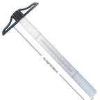 @*T Square Ruler High Precision Plastic Drafting Ruler 45/60/70/80cm Removable for Architect Office Drafting DIY Art Project