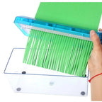 Mini Hand Crank Shredder Home Office Small Straight Cut Practical Paper Shredder for Receipts Photos Portrait Paper Bills