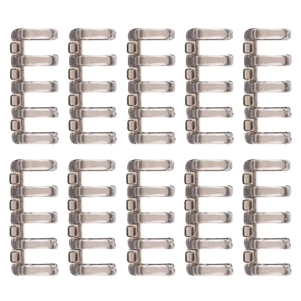 10Pcs Binding Spines Snap Split Binder Rings Learning Cards A4 A5 A6 Notebook Loose Leaf Stationery Office Supplies Plastic
