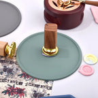 Wax Seal Stamp Silicone Mold Pad Multiple Sizes Sealing Wax Mould Mats Sealing Fix Shapes Envelope Invitation DIY Scrapbook Tool